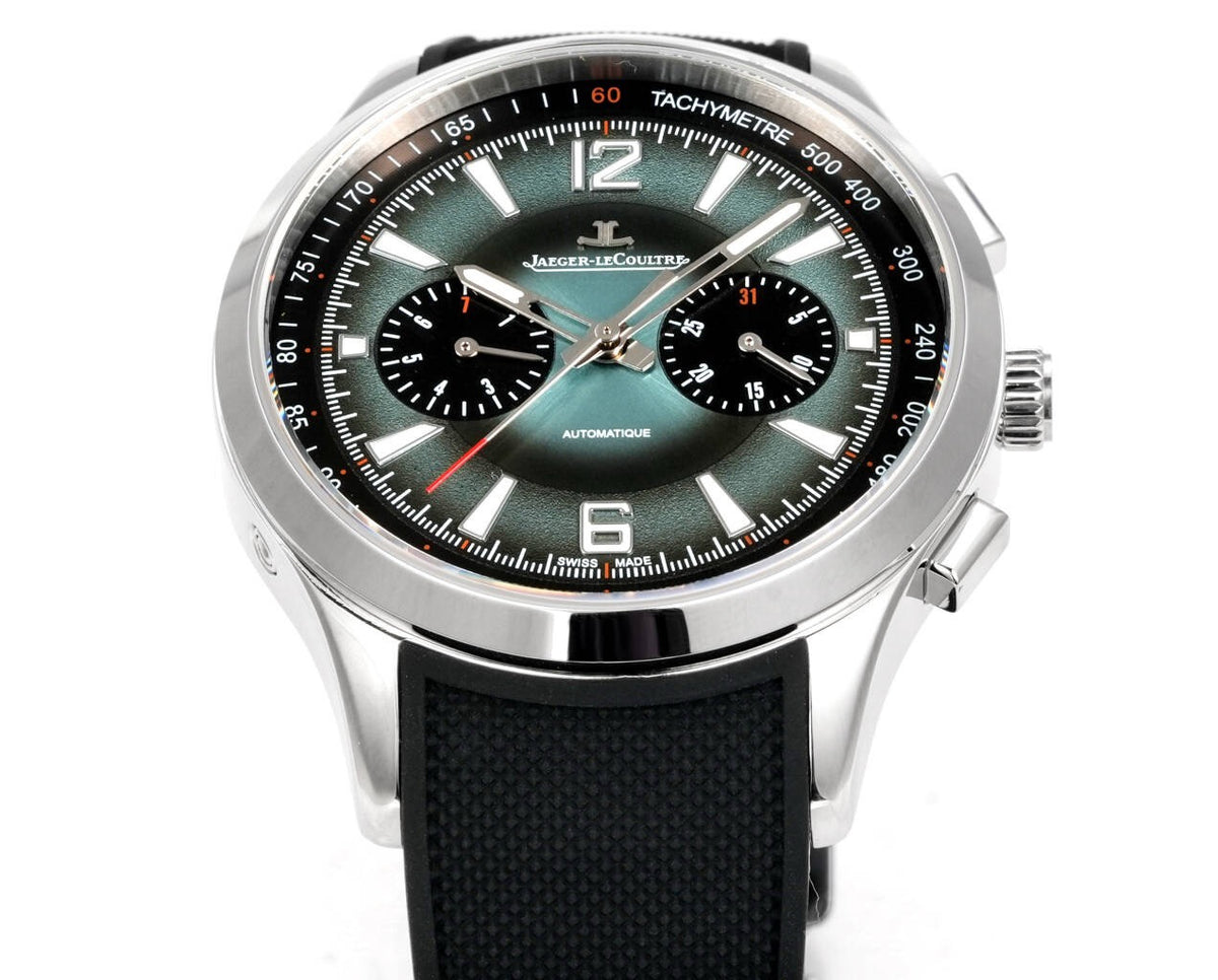 Jaeger-LeCoultre Polaris Chronograph Automatic Watch 42mm Rubber Strap