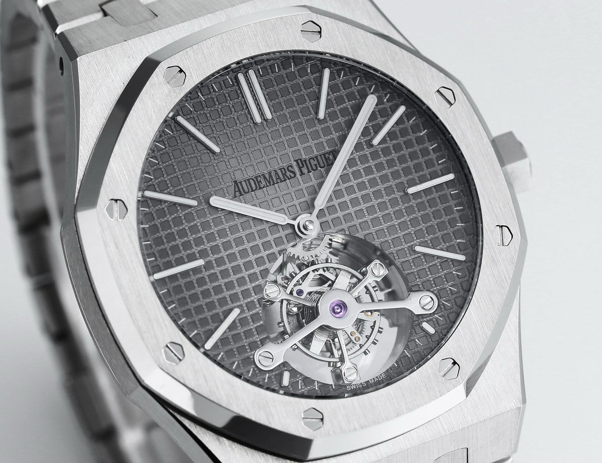 Audemars Piguet Royal Oak Tourbillon 41mm Evolutive Tapisserie Dial Automatic Watch