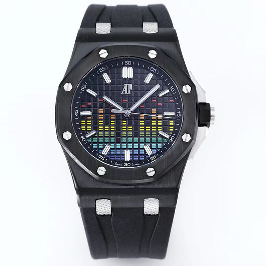 Audemars Piguet Royal Oak 15600 Music Edition Watch, ZF Factory, 44mm, CAL.4309 Movement