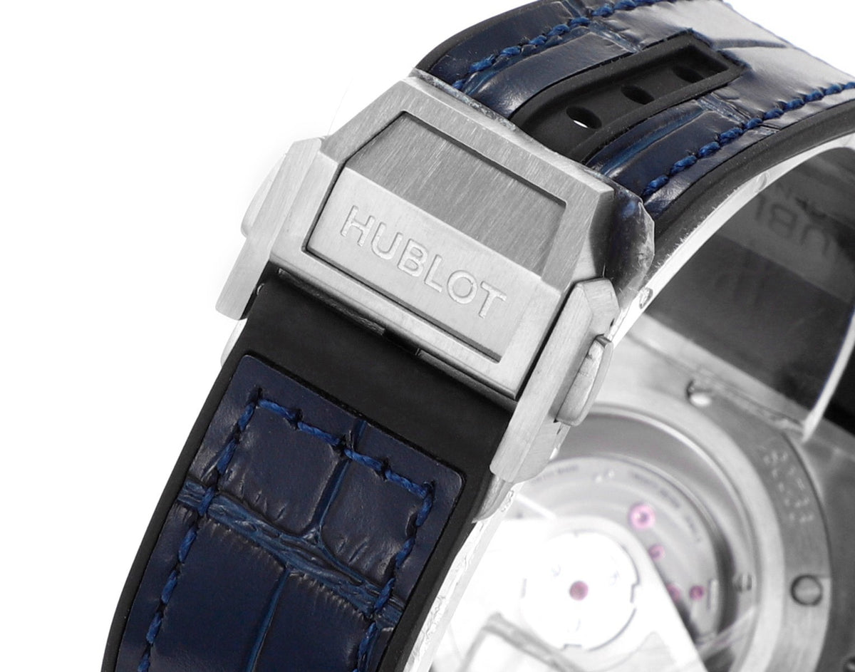 Hublot Big Bang 39mm Steel Diamond Bezel Automatic Ladies Watch