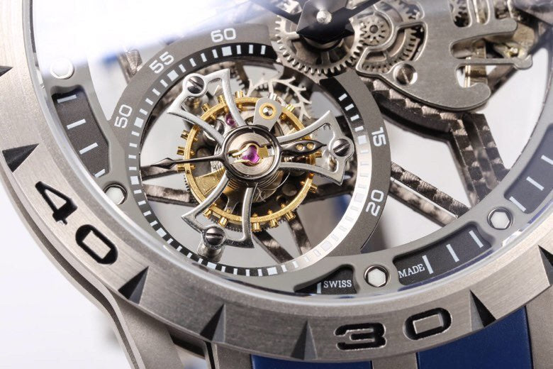 Roger Dubuis Titanium Skeleton Tourbillon Watch