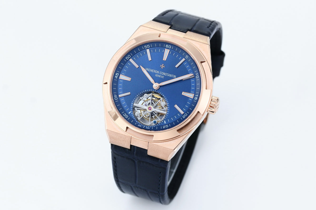 Vacheron Constantin Overseas Tourbillon 42.5mm Blue Dial Automatic Watch