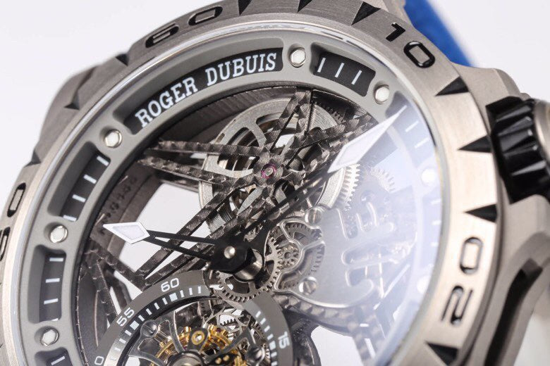 Roger Dubuis Titanium Skeleton Tourbillon Watch