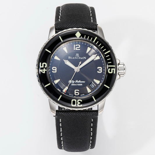 Blancpain Fifty Fathoms 45mm Automatic Diver Watch | Canvas Strap