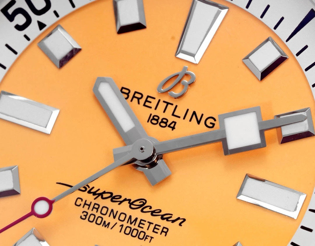 BREITLING Superocean 42mm Dive Watch, GR Factory Version Luminous Dial Ceramic Bezel Rubber Strap Multiple Colors
