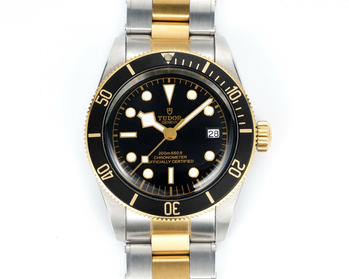 Tudor Black Bay GMT Automatic Diver Watch 41mm, Domed Sapphire Crystal, Rivet Stainless Steel Bracelet, Multiple Ceramic Bezel Color Options