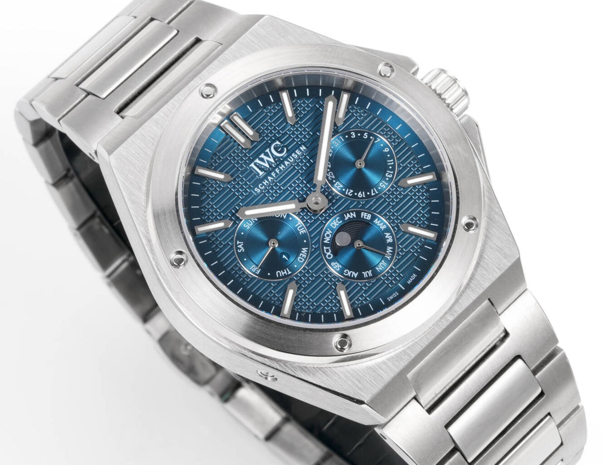 IWC Ingenieur Perpetual Calendar 41.6mm | Gérald Genta Classic Design Luxury Watch‑Blue Dial