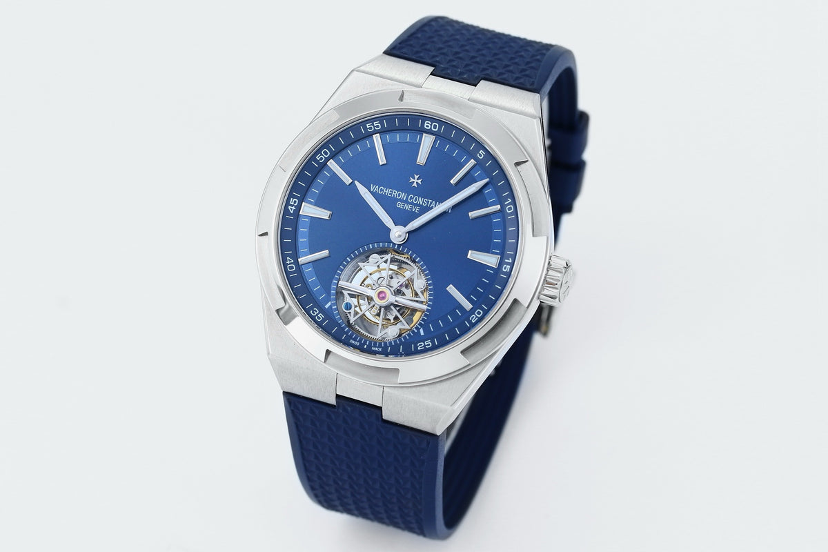 Vacheron Constantin Overseas Tourbillon 42.5mm Blue Dial Automatic Watch
