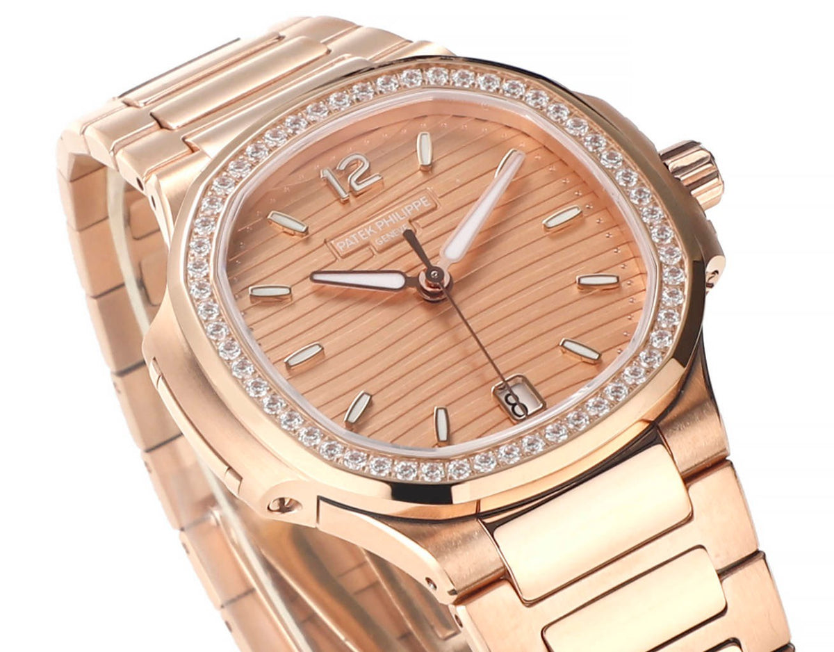 Patek Philippe Nautilus 7118 Ladies Watch 35mm| Custom Cal.324SC