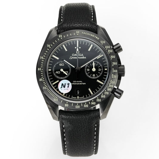 Omega Speedmaster Dark Side of the Moon Full Ceramic Chronograph | N1 Factory Cal.9300 Automatic Watch 44.25mm