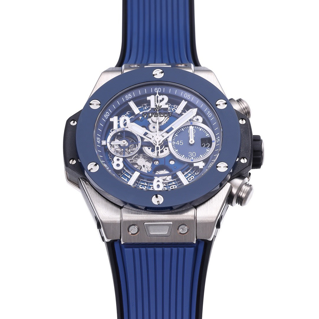 Hublot Big Bang Automatic Chronograph Watch 42mm Titanium Rubber Strap