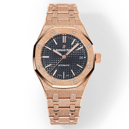Audemars Piguet Royal Oak 37mm 15454 Frosted Gold Ladies Automatic Watch