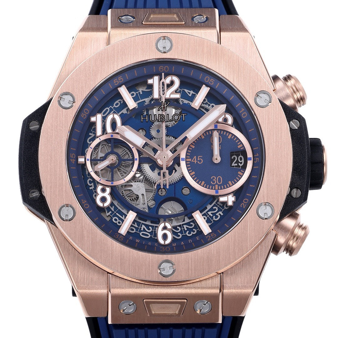 Hublot Big Bang Automatic Chronograph Watch 42mm Titanium Rubber Strap