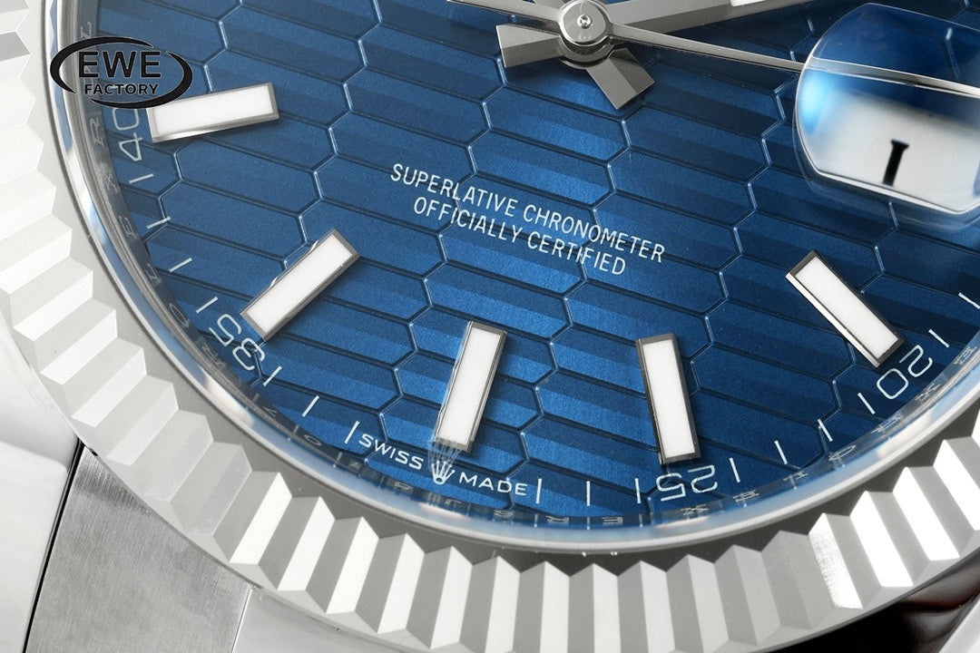 Rolex EWE Factory Datejust 41mm Men Watch, 3235 Automatic Movement, 904L Steel