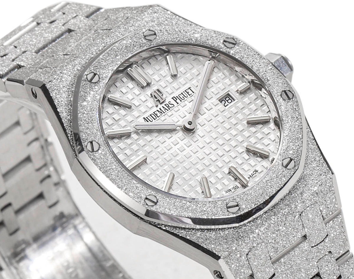 Audemars Piguet Royal Oak 33mm Frosted Gold Quartz Ladies Watch
