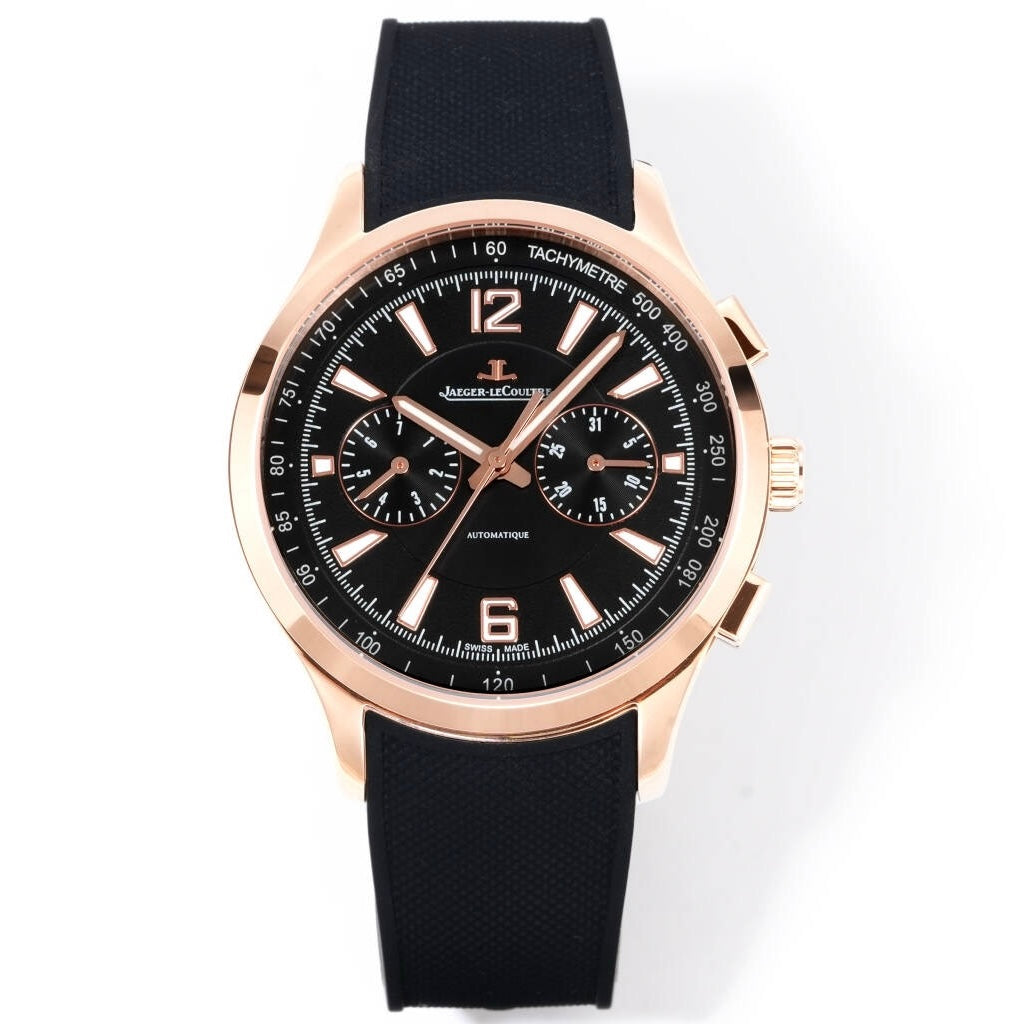 Jaeger-LeCoultre Polaris Chronograph Automatic Watch 42mm Rubber Strap