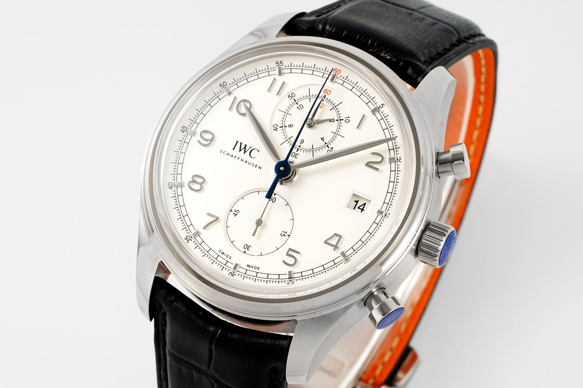 IWC Da Vinci Chronograph Watch 42mm | Modified Cal.89361 Integrated Movement Full Working Functions