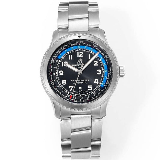 BREITLING Navitimer Pilot Watch 41mm, BLS Factory 2824 Automatic Movement Steel Bracelet