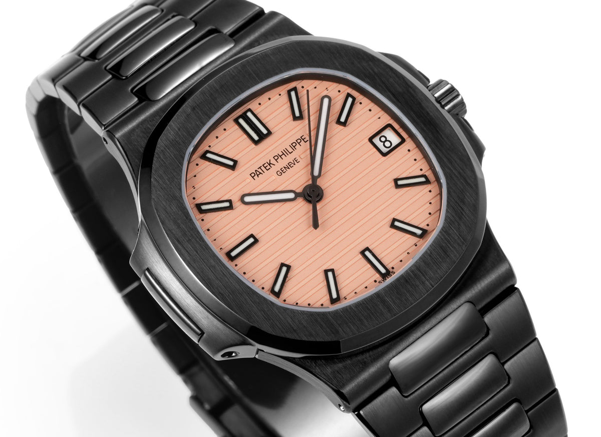 Patek Philippe Nautilus 5711 Black Warrior Limited Color Dial Watch, GR Factory, 40mm, Custom Modified 324 Movement