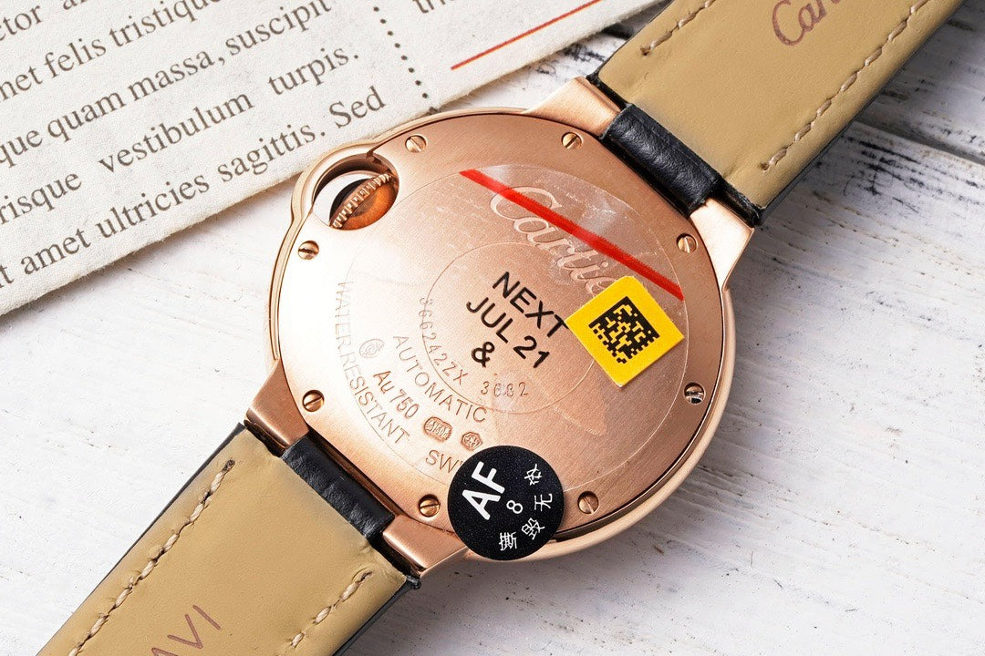 Cartier Ballon Bleu AF Upgraded 33mm Women Automatic Wristwatch