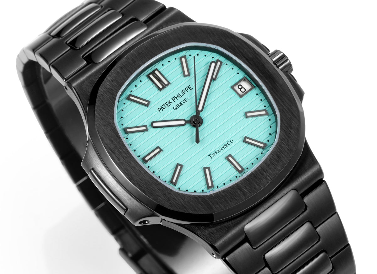 Patek Philippe Nautilus 5711 Black Warrior Limited Color Dial Watch, GR Factory, 40mm, Custom Modified 324 Movement