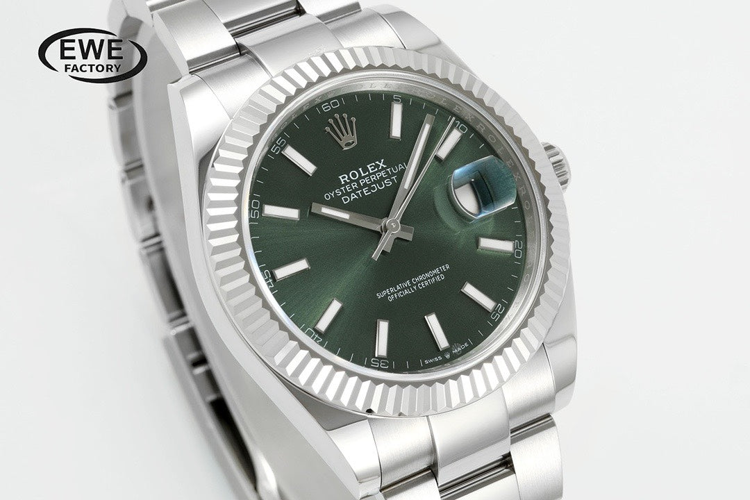 Rolex EWE Factory Datejust 41mm Men Watch, 3235 Automatic Movement, 904L Steel