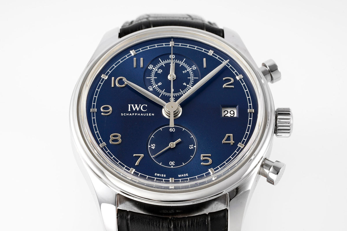IWC Da Vinci Chronograph Watch 42mm | Modified Cal.89361 Integrated Movement Full Working Functions