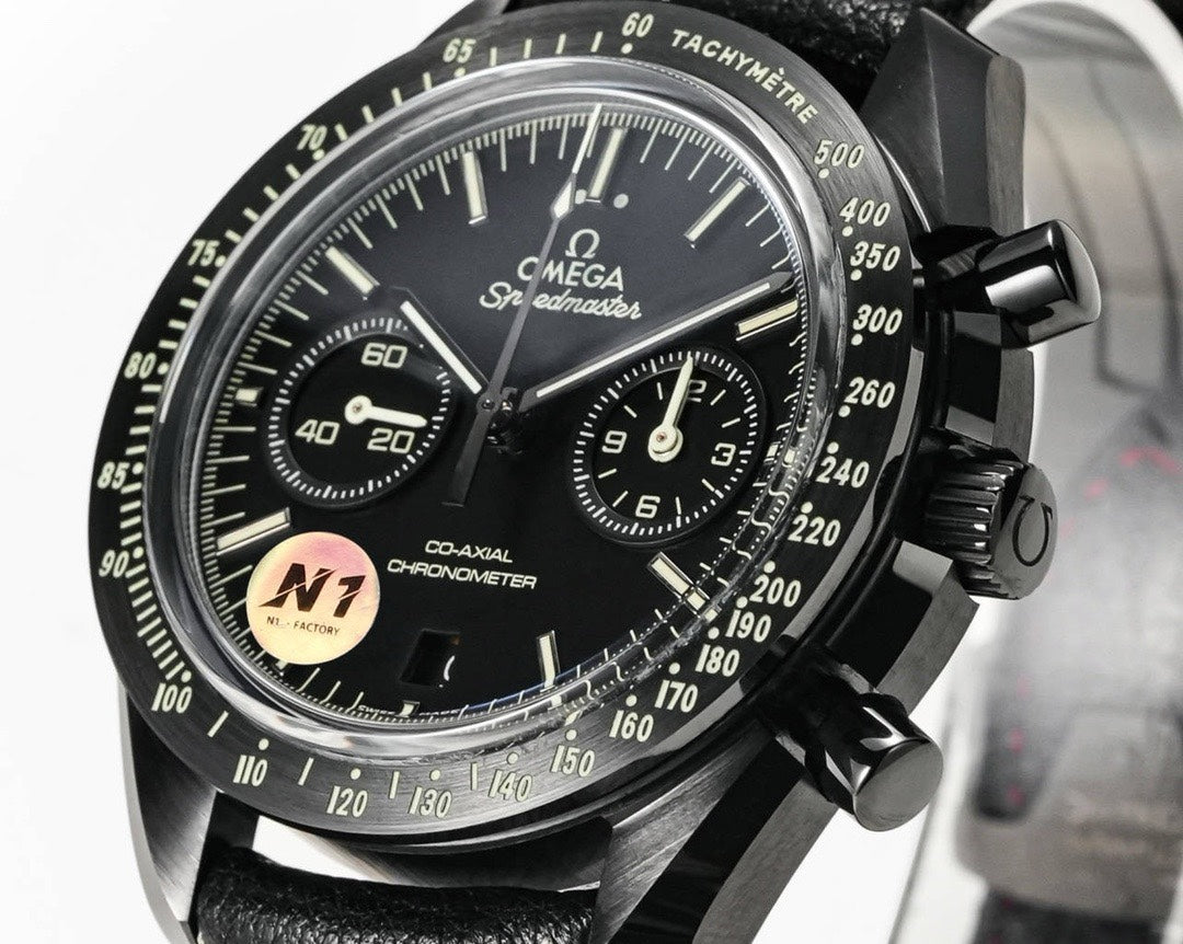 Omega Speedmaster Dark Side of the Moon Full Ceramic Chronograph | N1 Factory Cal.9300 Automatic Watch 44.25mm