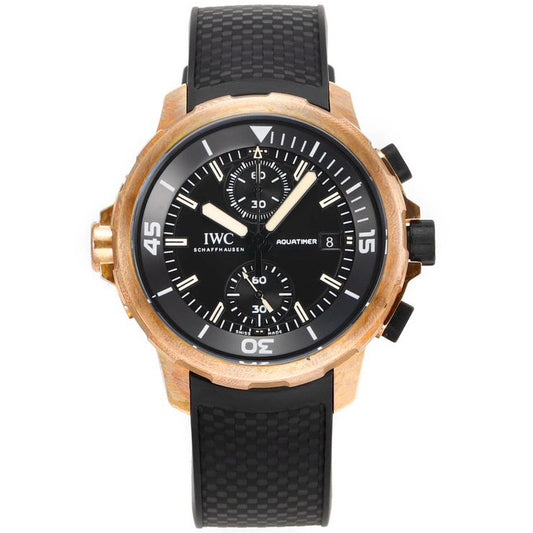 IWC Aquatimer Chronograph Watch 44mm | Quick Release Fluororubber Strap
