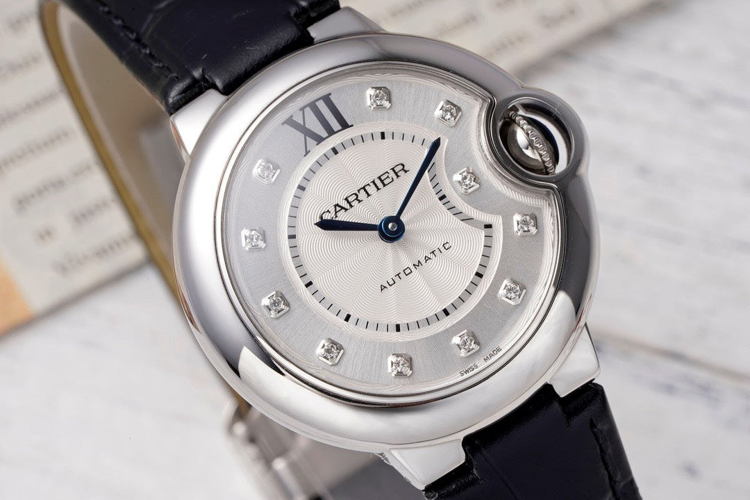 Cartier Ballon Bleu AF Upgraded 33mm Women Automatic Wristwatch