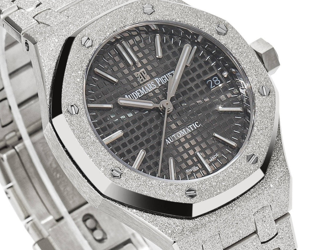 Audemars Piguet Royal Oak 37mm 15454 Frosted Gold Ladies Automatic Watch