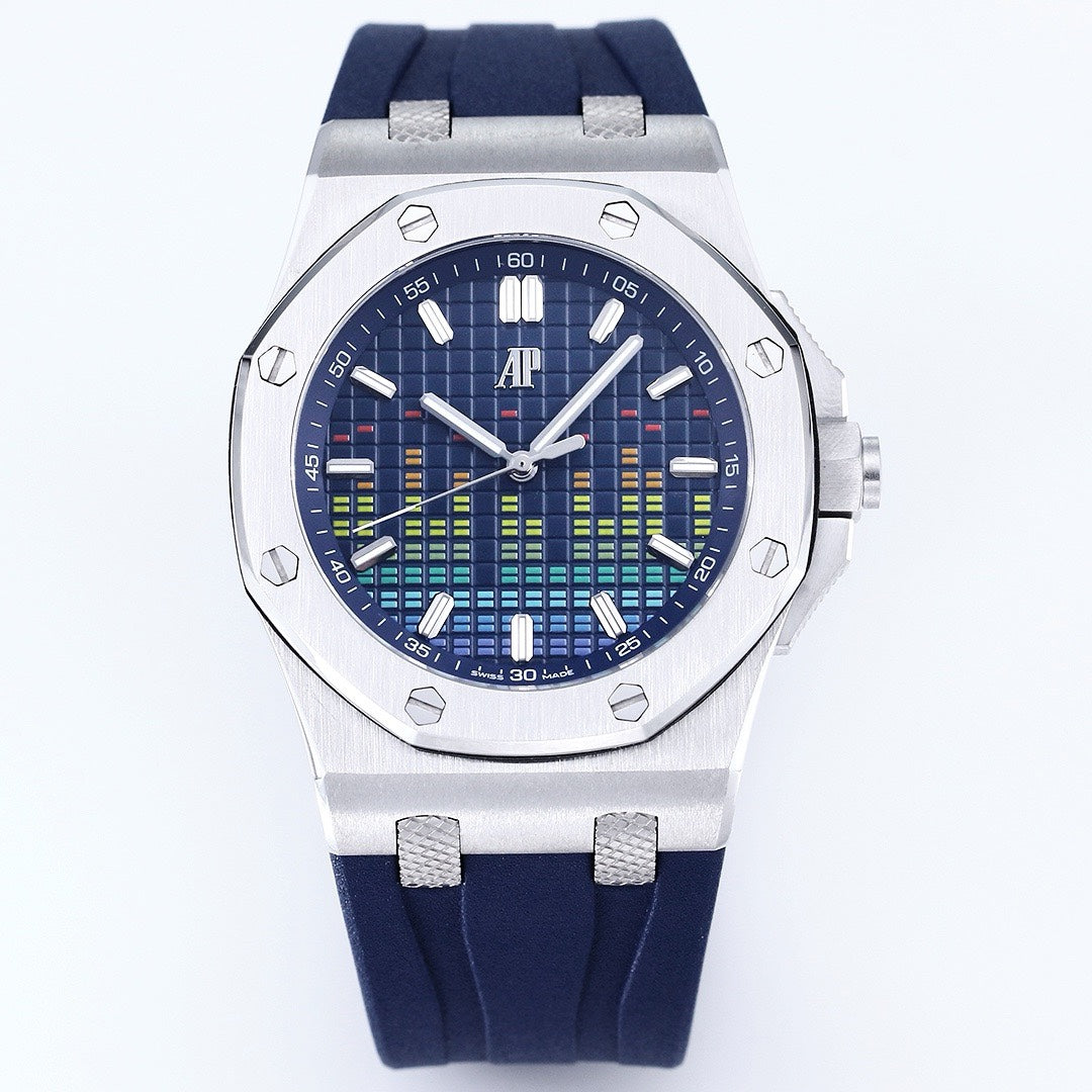 Audemars Piguet Royal Oak 15600 Music Edition Watch, ZF Factory, 44mm, CAL.4309 Movement