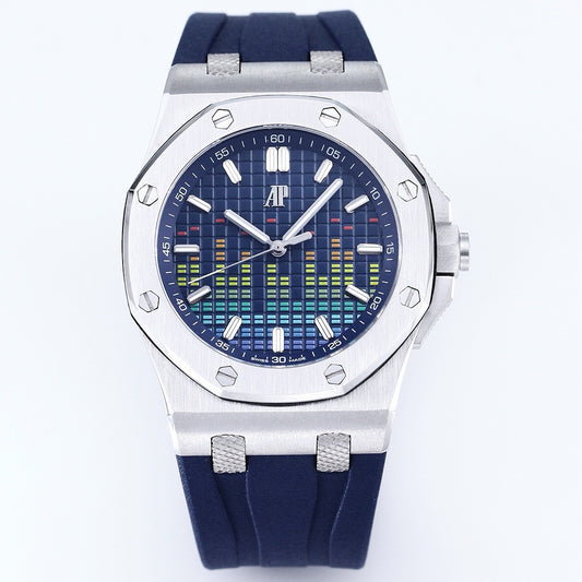 Audemars Piguet Royal Oak 15600 Music Edition Watch, ZF Factory, 44mm, CAL.4309 Movement