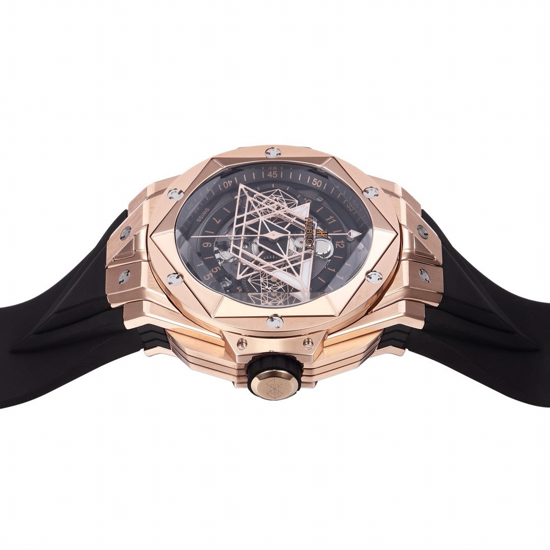 HUBLOT Big Bang Sang Bleu II Watch | BBF Super Clone Titanium Automatic Chronograph Wristwatch