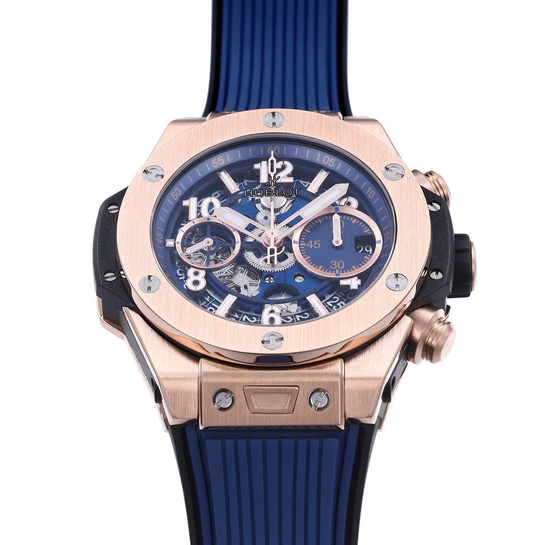Hublot Big Bang Automatic Chronograph Watch 42mm Titanium Rubber Strap